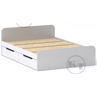 Ліжко з ящиками Віола 140х200 німфея альба Компаніт
