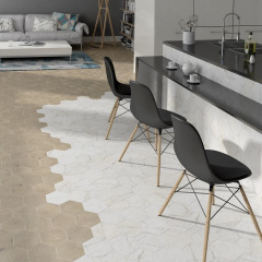 Плитка керамогранит Equipe Carrara Hexagon 23101 17,5х20 см Харьков