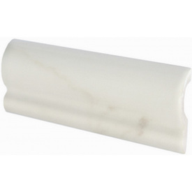 Бордюр для керамогрнитной плитки Equipe London Carrara Gloss 23161 5х15 см