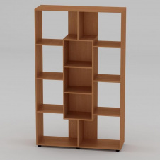 Книжный шкаф Компанит КШ-4 1796x1100x350 мм бук