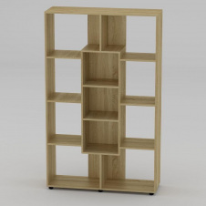 Книжный шкаф Компанит КШ-4 1796x1100x350 мм дуб сонома