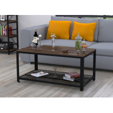 Журнальный столик Loft-Design V-105 прямоугольный 1050х600х500 мм металл+дсп