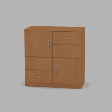 Комод Компанит Комод-2+4 836x850x448 бук