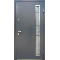 Вхідні двері Редфорт Метал-МДФ зі склопакетом Рівне