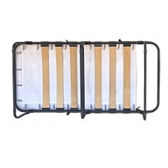 Раскладушка ортопедическая Париж 1880х750 мм регулируемая металлическая с матрасом 6 см на деревянных ламелях Киев