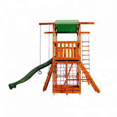 Детская площадка SportBaby Babyland-3 деревянная игровой веревочный комплекс на улицу Никополь