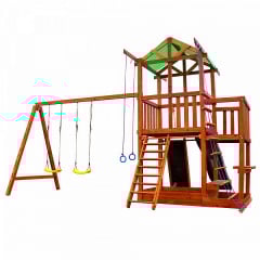 Детская площадка Babyland-5 SportBaby деревянный комплекс уличный домик с горкой качели скалолзка песочница Черкассы