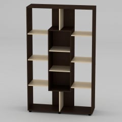 Книжкова шафа Компаніт КШ-4 1796x1100x350 мм венге Шепетівка