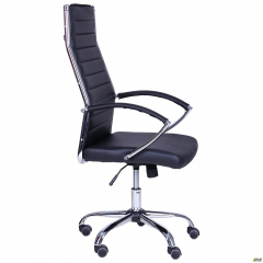 Офисное кресло AMF Jet черный хром Чугуев