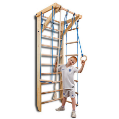Шведская стенка Sportbaby Sport 2-220 деревянная спортивный уголок для дома с креплением к стене Калуш