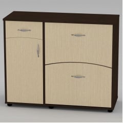 Тумба під взуття Компаніт ТО-5 992х380х815 мм венге Бердичів