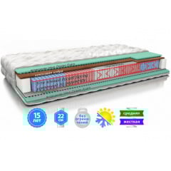 Ортопедический матрас Матролюкс Azalia 180х190 см пружинный PocketSpring двуспальный Орехов