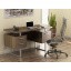 Письменный стол Loft-design L-81 двухтумбовый в цвете венге Изюм