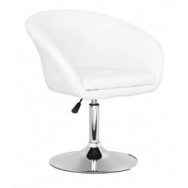 Біле крісло Мурат для салону краси