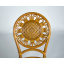 Плетений стілець Cruzo Асканія натуральний ротанг королівський дуб Тернопіль