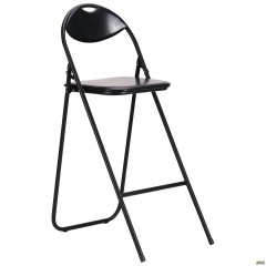 Барный высокий стул AMF Джокер Хокер черный пвх металлический Киев