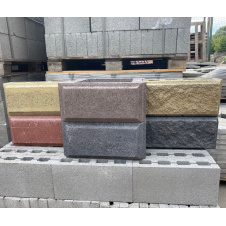 Блоки для забора рваные 390х190х90