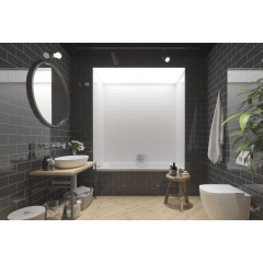 Керамическая плитка Golden Tile Metrotiles plane черный 100x200x7 мм (46С011) Киев