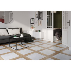 Керамическая плитка Golden Tile Concrete&Wood серый 607x607x10 мм (G92510) Київ