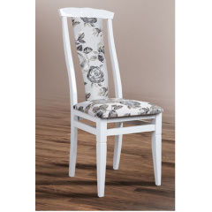 Классический белый стул с мягкой сидушкой спинкой Чумак 2 белый Винница