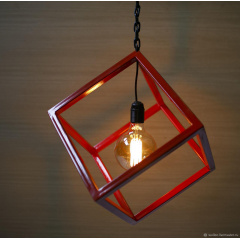 Светильник GoodsMetall из металла в стиле Лофт "Куб" Рівне