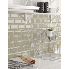 Керамическая плитка Golden Tile Metrotiles светло-серый 100x200x7 мм (46G051) Ивано-Франковск