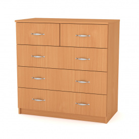 Комод 2+3 Компанит дсп дуб-сонома 5 ящиков для вещей