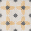 Керамическая плитка Golden Tile Ethno №2 Микс 186x186x11 мм (Н81320) Новая Прага
