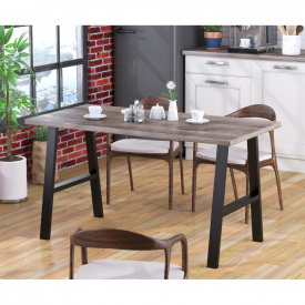 Стіл обідній Атлант Loft-Design 1380х700 мм лдсп дуб-палена