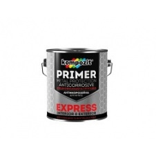 Грунтовка антикорозионная KOMPOZIT Express светло серая 2,8 кг