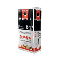 Клей для плитки еластичний Wallmix К-17 25 кг