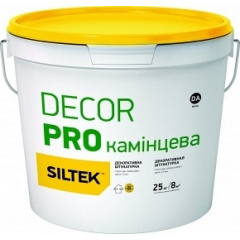 Штукатурка SILTEK Decor Pro Камешковая 1,5 мм 25 кг Киев
