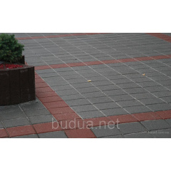 Тротуарная плитка “Квадрат” Стандарт УМБР 60мм, цветная Тернополь