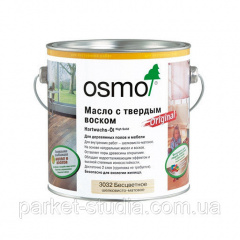 Масло OSMO 3032 безбарвне шовковисто-матове з твердим воском 0,75 л Чернівці