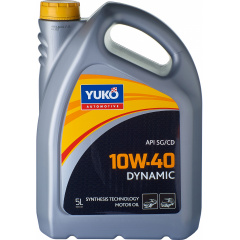 Моторное масло Yuko Dynamic 10W-40 5 л Ужгород