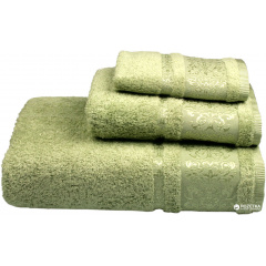 Махровое полотенце Home Line 127261 70х140 Зеленое Львов