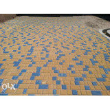 Тротуарная плитка “Кирпич” синий, 30мм, 200х100мм Ужгород