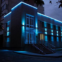 Установка, подключение прожектора для архитект-й подсветки Житомир
