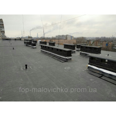 Ремонт м`якої рулонної покрівлі з євро-руберойду Обухів