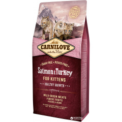 Сухой корм для котят Carnilove Salmon & Turkey Kitten 6 кг Луцьк