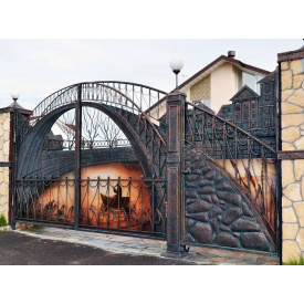 Ворота ковані ПП Брама Рим