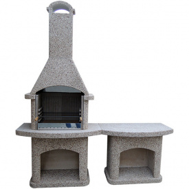 Камин-барбекю садовый Рио со столом