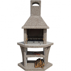 Камін барбекю піч-гриль Каїр кутовий