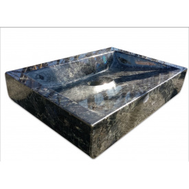 Раковина лабрадорит Volga blue 50*35*10