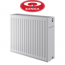Стальной радиатор Sanica 33 500х1100 мм боковое подключение