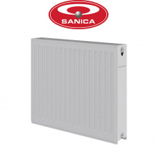 Сталевий радіатор Sanica 22 300x3000 бокове підключення