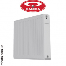 Сталевий радіатор Sanica 22 тип 500 * 1900 Туреччина (нижнє підключення)