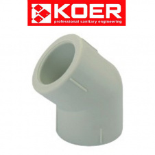 KOER Угол соединительный d110*45, Чехия