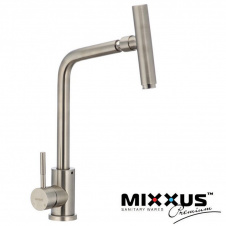 Смеситель для кухни Ухо MIXXUS Sus 017 (Chr-017), Польша (нержавеющая сталь)