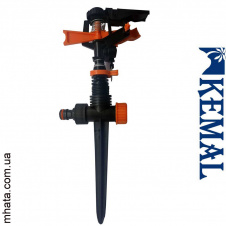 Ороситель пульсирующий, пластиковый, на колышке, Kemal D4003, Турция